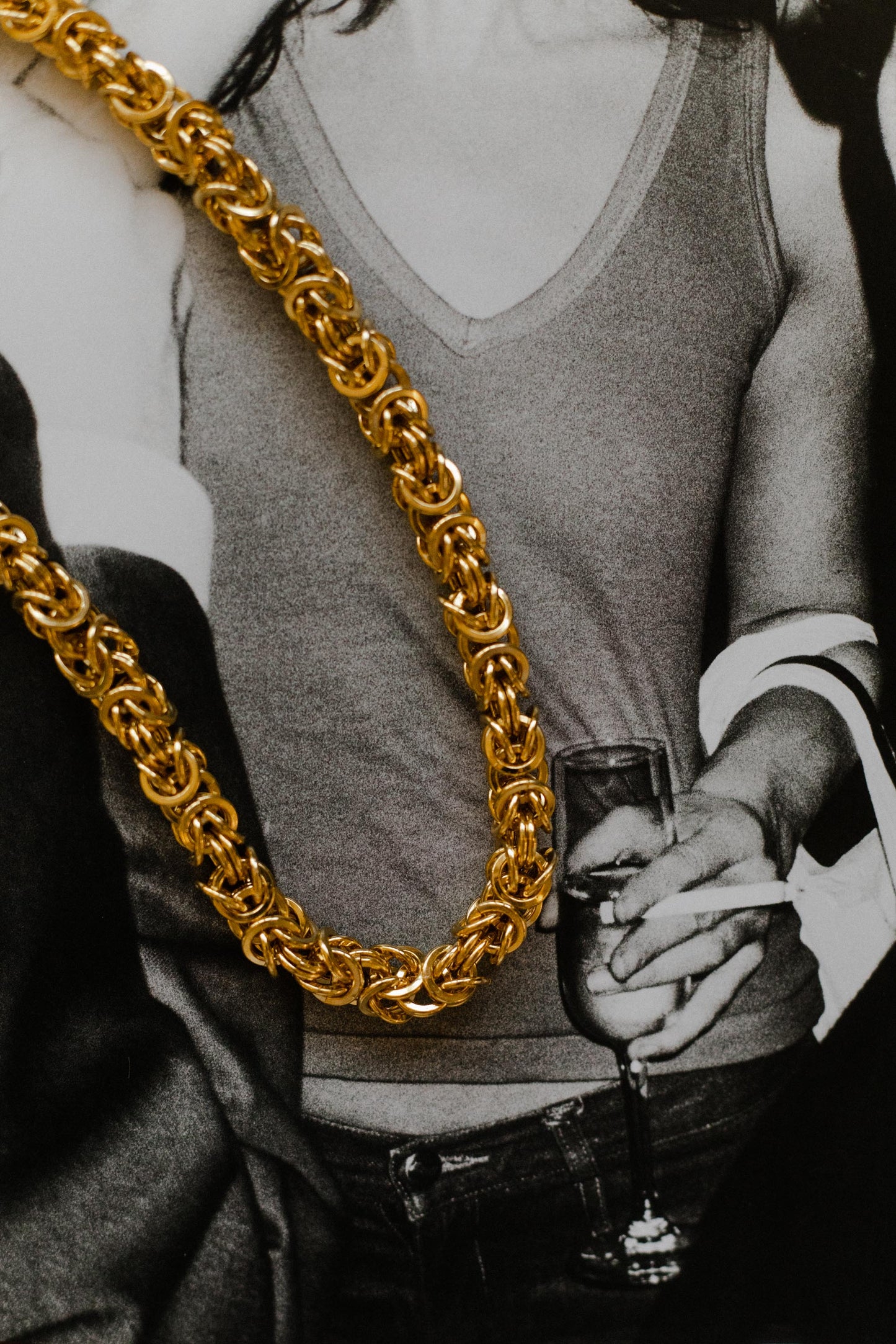 Golden Knot Necklace